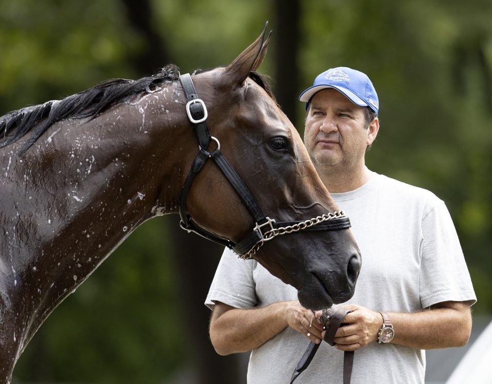 Letruska y Fausto Gutierrez - Foto Barbara Livingston - DRF