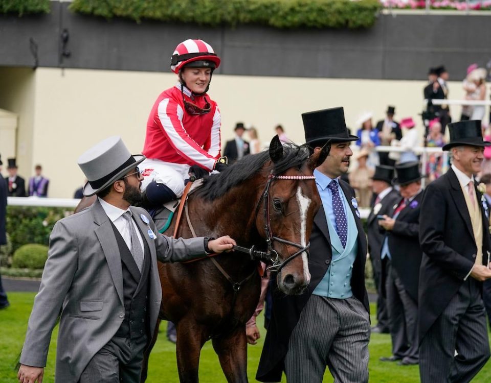 Bradsell after winning the King's Stand Stakes - credit Megan Ridgwell