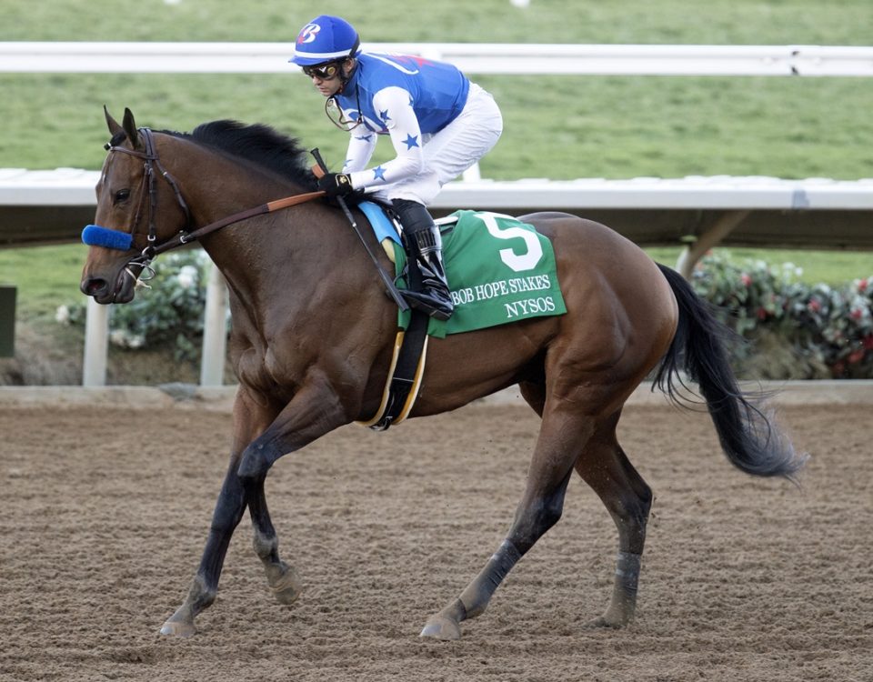 Nysos - Bob Hope Stakes - Barbara D. Livingston